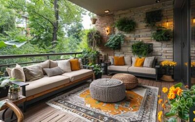 Co wyłożyć na balkonie aby uczynić go bardziej przytulnym?